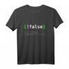 !False - Lustiges Programmierer & Informatiker Geschenk IT Nerd Langarmshirt für Geburtstage & Weihnachten