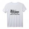 Lustiges Programmierer Coding T-Shirt - Humorvolles Geschenk für Software Entwickler, Java & Javascript Programmierer