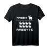 Rabbit Rabbyte Computer Coder T-Shirt – Perfektes Geschenk für Informatiker, Nerds & Programmierer zu Geburtstag & Weihnachten