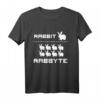 Rabbit Rabbyte Computer Coder T-Shirt – Perfektes Geschenk für Informatiker, Nerds & Programmierer zu Geburtstag & Weihnachten