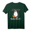 Tux Linux Pinguin Sudo Rm Rf Hacker T-Shirt für Programmierer und IT-Profis – Perfektes Geschenk für Linux Fans & Computerfreaks