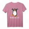 Tux Linux Pinguin Sudo Rm Rf Hacker T-Shirt für Programmierer und IT-Profis – Perfektes Geschenk für Linux Fans & Computerfreaks