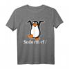 Tux Linux Pinguin Sudo Rm Rf Hacker T-Shirt für Programmierer und IT-Profis – Perfektes Geschenk für Linux Fans & Computerfreaks