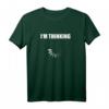 Im Thinking Ich Denke Bitte Warten Informatiker Nerd T-Shirt - Perfektes Geschenk für Programmierer, Studenten und Tech-Enthusiasten