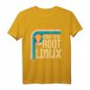 Linux Retro Pinguin Born to be root T-Shirt – Kultiges Geek-Design für Entwickler, Hacker und Linux Fans