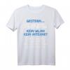 Lustiges Stromausfall T-Shirt – Kein WLAN, Kein Internet Sprüche für Technik-Fans & Humorvolle Geschenke