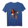 HapOwl Disney T-Shirt mit Vanellope und Moana - Official Merchandise für Männer, Frauen, Jungen & Mädchen