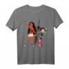 HapOwl Disney T-Shirt mit Vanellope und Moana - Official Merchandise für Männer, Frauen, Jungen & Mädchen