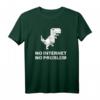No Internet No Problem T-Shirt - Lustiges Digital Detox Shirt für Offline-Liebhaber und Lifestyle-Genießer