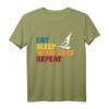 Eat Sleep Surfen Windsurf Surfer Windsurfer Windsurfen Segel T-Shirt - Perfektes Geschenk für Wassersportliebhaber und Surffans