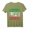FRAUEN LEBEN FREIHEIT IRAN Unterstützung - Frauen T-Shirt für Frauenrechte & Solidarität