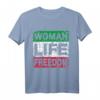 FRAUEN LEBEN FREIHEIT IRAN Unterstützung - Frauen T-Shirt für Frauenrechte & Solidarität
