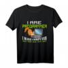 Informationswissenschaft Geschenke für Programmierer, Computer, Katzen & Piepton T-Shirt - Lustiges Nerd Geschenk für IT-Profis, Gamer & Ingenieure