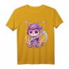 Pastell Goth Sensenmann Katze T-Shirt – Niedlich & Gruselig für Kawaii, Nu-Goth & Vaporwave Fans