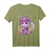 Pastell Goth Sensenmann Katze T-Shirt – Niedlich & Gruselig für Kawaii, Nu-Goth & Vaporwave Fans