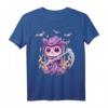 Pastell Goth Sensenmann Katze T-Shirt – Niedlich & Gruselig für Kawaii, Nu-Goth & Vaporwave Fans