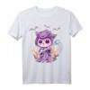 Pastell Goth Sensenmann Katze T-Shirt – Niedlich & Gruselig für Kawaii, Nu-Goth & Vaporwave Fans