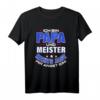 Meister Abschluss Papa Geschenk - Meisterbrief T-Shirt für Handwerker, Feier & Abschlussfeier