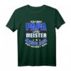 Meister Abschluss Papa Geschenk - Meisterbrief T-Shirt für Handwerker, Feier & Abschlussfeier