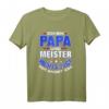 Meister Abschluss Papa Geschenk - Meisterbrief T-Shirt für Handwerker, Feier & Abschlussfeier