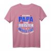 Meister Abschluss Papa Geschenk - Meisterbrief T-Shirt für Handwerker, Feier & Abschlussfeier