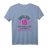 Endlich 18 Jahre alt! Lustiges Geburtstags T-Shirt für Mädchen mit Spruch – Perfektes Geschenk für die bezaubernde Tochter