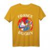 Frankreich Rugby Geschenk - Rugby Trikot Frankreich XV mit Silhouette, ideal für Fans, Spieler & Verein als cooles Geschenk