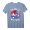 Frankreich Rugby Geschenk - Rugby Trikot Frankreich XV mit Silhouette, ideal für Fans, Spieler & Verein als cooles Geschenk