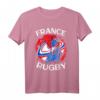 Frankreich Rugby Geschenk - Rugby Trikot Frankreich XV mit Silhouette, ideal für Fans, Spieler & Verein als cooles Geschenk