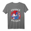 Frankreich Rugby Geschenk - Rugby Trikot Frankreich XV mit Silhouette, ideal für Fans, Spieler & Verein als cooles Geschenk