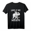 Lustiges Wortspiel Katzen Miezeps Fitnessstudio Sport T-Shirt – Perfekt für Katzenliebhaber und Powerlifter im Gym