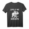 Lustiges Wortspiel Katzen Miezeps Fitnessstudio Sport T-Shirt – Perfekt für Katzenliebhaber und Powerlifter im Gym