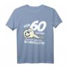 Herren 60. Geburtstag T-Shirt - Lustiges Geschenk mit Spruch für Männer, Biertrinker, Sportmuffel & Bauchträger