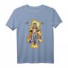 Motorrad Skelett mit Flammen T-Shirt – Cooles Rocker-Design für Motorradfahrer, Biker & Rockmusikfans, tolles Geschenk