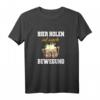 Lustiges Bier T-Shirt: Saufen Bier holen ist auch Bewegung – Perfekt für JGA, Bierliebhaber & Biertrinker