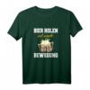 Lustiges Bier T-Shirt: Saufen Bier holen ist auch Bewegung – Perfekt für JGA, Bierliebhaber & Biertrinker