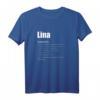 Lina Name Vorname Geschenk T-Shirt - Personalisierte Geburtstagsgeschenke für Lina Fans und Namensliebhaber