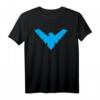 Batman Nightwing Symbol T-Shirt - Offiziell lizenziertes Superhelden-Shirt für Erwachsene, Kinder & Fans