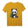 Panda Raucht Gras Marihuana Cannabis Weed Rastafari Kiffer T-Shirt – Lustiges Geschenk für Kiffer, Rastafari und Legalisierungs-Interessierte