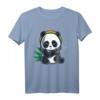 Panda Raucht Gras Marihuana Cannabis Weed Rastafari Kiffer T-Shirt – Lustiges Geschenk für Kiffer, Rastafari und Legalisierungs-Interessierte