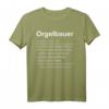 Orgelbauer Orgelbau Orgel Organist Geschenk T-Shirt – Perfektes Geschenk für Musiker, Kirchenmusikliebhaber & Kollegen