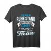 Ich bin im Ruhestand mein einziger Chef ist jetzt meine Frau - Lustiges Rentner T-Shirt als Geschenkidee für Großeltern, Väter & Opas zum Ruhestand & Renteneintritt