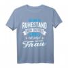Ich bin im Ruhestand mein einziger Chef ist jetzt meine Frau - Lustiges Rentner T-Shirt als Geschenkidee für Großeltern, Väter & Opas zum Ruhestand & Renteneintritt