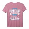 Ich bin im Ruhestand mein einziger Chef ist jetzt meine Frau - Lustiges Rentner T-Shirt als Geschenkidee für Großeltern, Väter & Opas zum Ruhestand & Renteneintritt