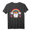 Penguin Pansexual Sunglasses Rainbow T-Shirt – Pride Geschenk für Pansexuals & LGBTQ Supporter, Ideal für Pride, Coming Out & Proteste