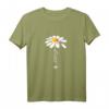 Damen Let it Bee T-Shirt mit Gänseblümchen für Bienen- und Blumenliebhaberinnen – Süßes Geschenk für Imker, Veganer & Naturfans