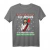 Go Jesus It's Your Birthday Team Jesus Ugly Christmas T-Shirt - Lustiges Christliches Weihnachtsgeschenk für Herren, Kinder und Damen