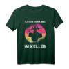 Ich bin dann mal im Keller - Schlagzeug Drummer Geschenk T-Shirt in Retro & Vintage Stil für Musiker und Bandmitglieder
