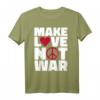 Make Love Not War T-Shirt - 60's & 70's Hippie Style für Frieden & Liebe, Retro Friedensbotschaft