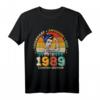 Lustiges 35 Jahre alt, seit 1989 legendär Retro Vintage Frauen T-Shirt – Perfekt für Geburtstag & Familienfeier
